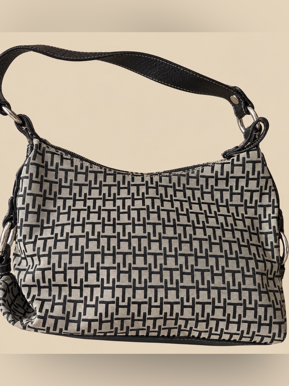 Y2K Monogram Tommy Hilfiger Shoulder Bag